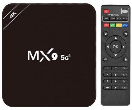 MX9 5G 4K Android TV Box